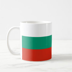 ブルガリア国旗のセラミックマグカップ コーヒーマグカップ