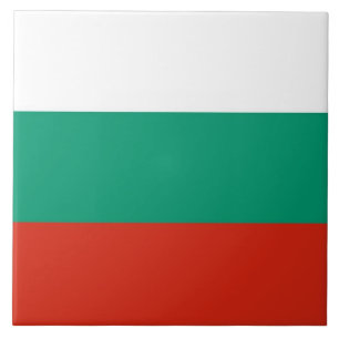 ブルガリア国旗のタイル タイル