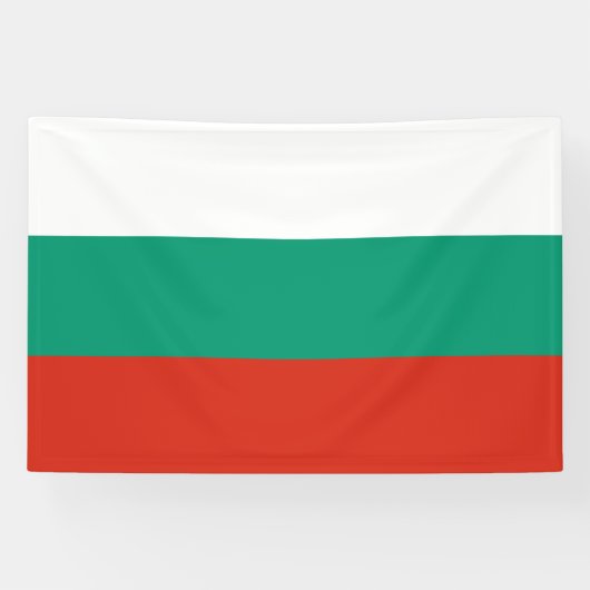 ブルガリア国旗のバナー Patriotique drapeau bulgare banner 横断幕 (横)
