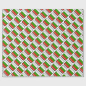 ブルガリア国旗のラッピング紙 ラッピングペーパー (フラット)