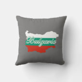 ブルガリア国旗の地図 クッション (裏面)