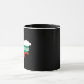 ブルガリア国旗の地図 マグカップ (中央)