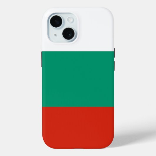 ブルガリア国旗のApple iPhone 15 Case-Mate iPhoneケース (裏面)