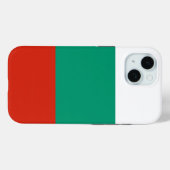 ブルガリア国旗のApple iPhone 15 Case-Mate iPhoneケース (裏面 (横))