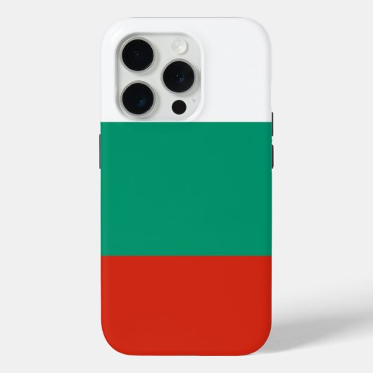 ブルガリア国旗のApple iPhone 15 Pro Case-Mate iPhoneケース (裏面)