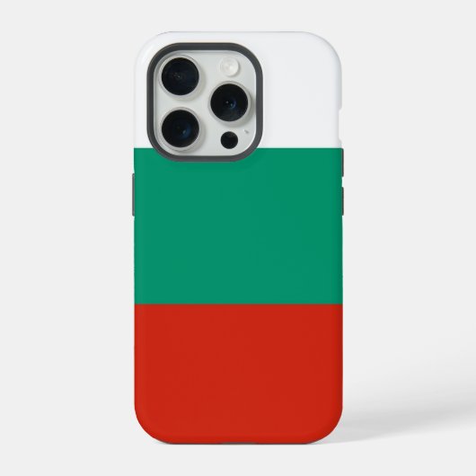 ブルガリア国旗のApple iPhone 15 Pro Case-Mate iPhoneケース (裏面)