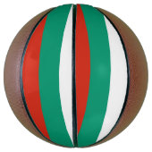 ブルガリア国旗を持つフルサイズバスケットボール バスケットボール (縦)