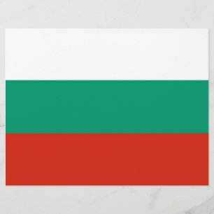 ブルガリア国旗を持つレターヘッド