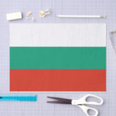 ブルガリア国旗を持つ愛国的ティッシュペーパー 薄葉紙 (クラフト)