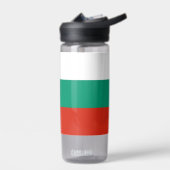 ブルガリア国旗を掲げたウォーターボトル ウォーターボトル (左面)