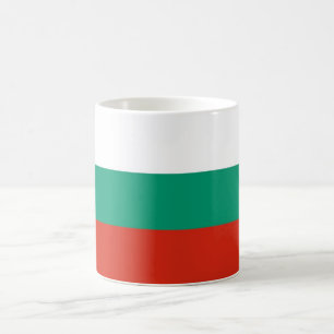 ブルガリア国旗を掲げたマグカップ コーヒーマグカップ