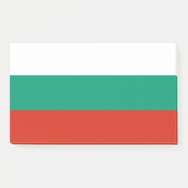 ブルガリア国旗を掲げたメモ ポストイット
