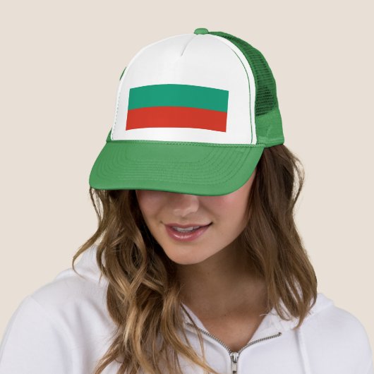 ブルガリア国旗を掲げた帽子 キャップ (インサイチュ)