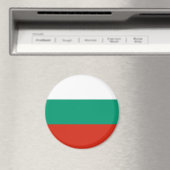 ブルガリア国旗を掲げた磁石 マグネット (インサイチュ (食洗機))