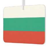 ブルガリア国旗を掲げた車用の新入生 カーエアーフレッシュナー (左)