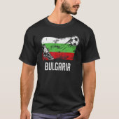 ブルガリア国旗ジャージー・ブルガリア新サッカーチームブルガリ Tシャツ (正面)