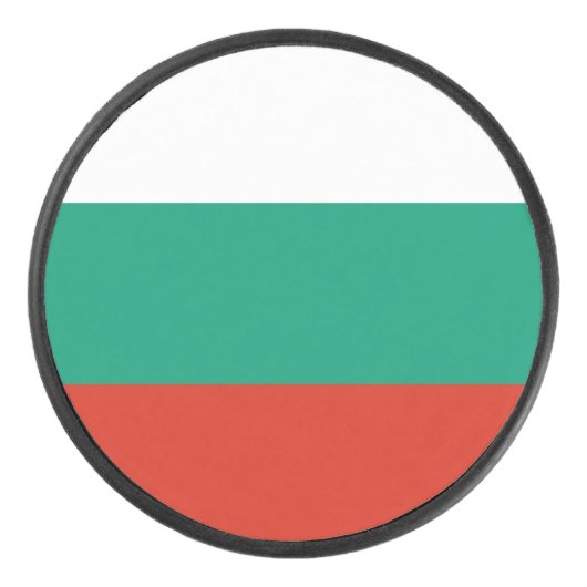 ブルガリア国旗 アイスホッケーパック (正面)