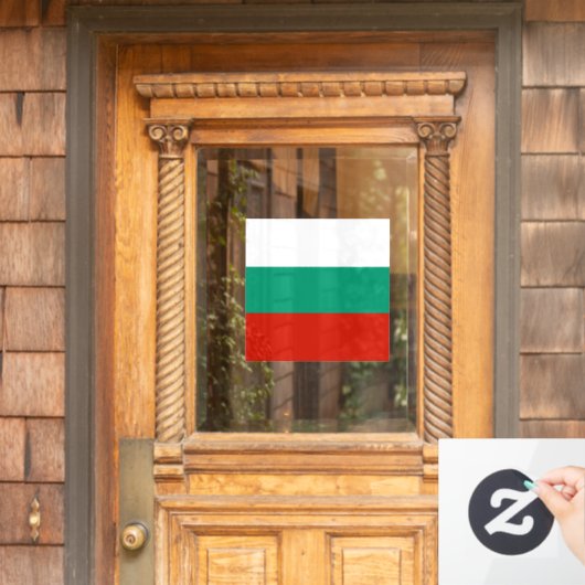 ブルガリア国旗 ウィンドウサイン (ホームデコレーション)