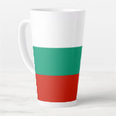 ブルガリア国旗 カフェラテマグ (左アングル)
