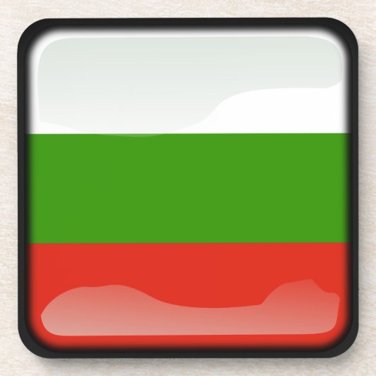 ブルガリア国旗 コースター (正面)
