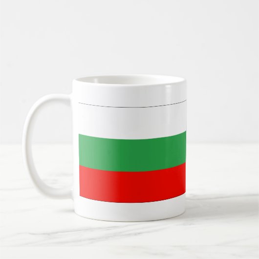 ブルガリア国旗 コーヒーマグカップ (左)