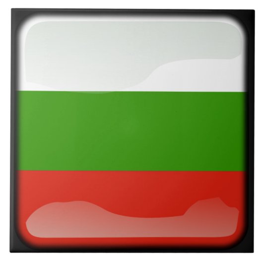 ブルガリア国旗 タイル (正面)