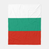 ブルガリア国旗 フリースブランケット (正面)