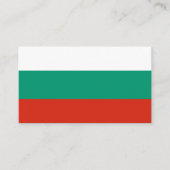 ブルガリア国旗、ブルガリア国旗 名刺 (正面)