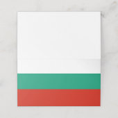 ブルガリア国旗 プレイスカード (外部開封)