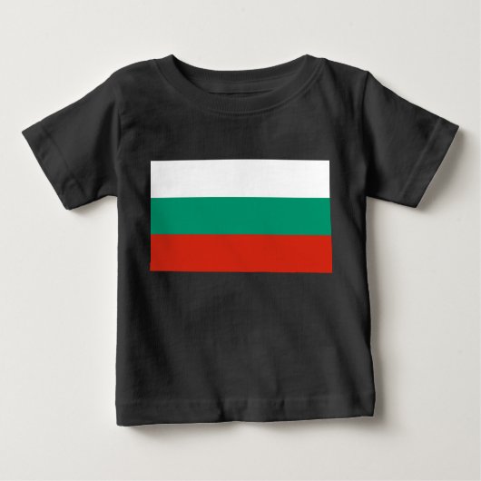 ブルガリア国旗 ベビーTシャツ (正面)