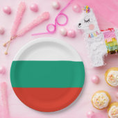 ブルガリア国旗 ペーパープレート (パーティー)