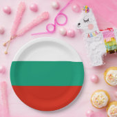 ブルガリア国旗 ペーパープレート (パーティー)