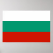 ブルガリア国旗 ポスター (正面)