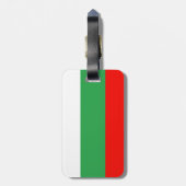 ブルガリア国旗 ラゲッジタグ (裏面縦)