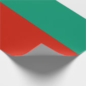 ブルガリア国旗 ラッピングペーパー (角)