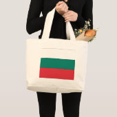 ブルガリア国旗 ラージトートバッグ (正面(商品))