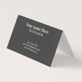 ブルガリア国旗 名刺 (裏面)