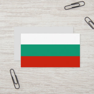 ブルガリア国旗 名刺
