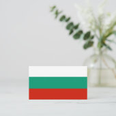 ブルガリア国旗 名刺 (スタンド正面)