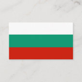 ブルガリア国旗 名刺 (正面)