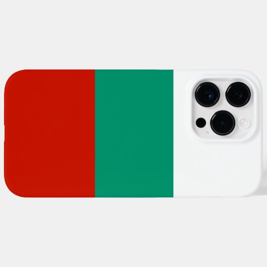 ブルガリア国旗 Case-Mate iPhoneケース (裏面 (横))