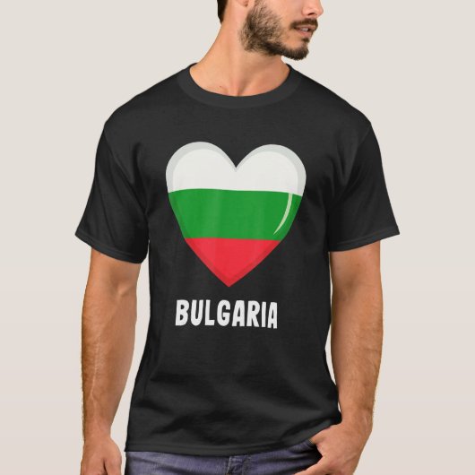 ブルガリア国旗 Tシャツ (正面)