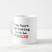 ブルガリア強 コーヒーマグカップ (正面左)