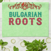 ブルガリア系アメリカ人ルーツ キッチンタオル (折り畳み)