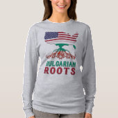 ブルガリア系アメリカ人ルーツ Tシャツ (正面)