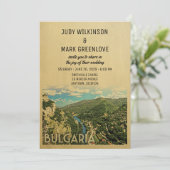 ブルガリア結婚式招待状ブルガリア 招待状 (スタンド正面)