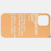 ブルガリア語ガールブルガリア国ホームルーツウォメンズ Case-Mate iPhoneケース (裏面 (横))