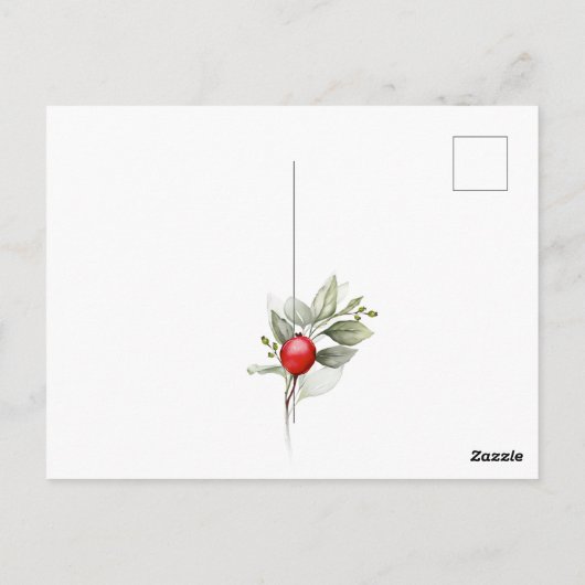 ブルガリア語キリル言語の願い ポストカード (裏面)