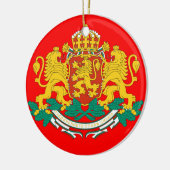 ブルガリア*-オーナメントБългария Орнамент セラミックオーナメント (左)