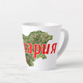 ブルガリア カフェラテマグ (右アングル)